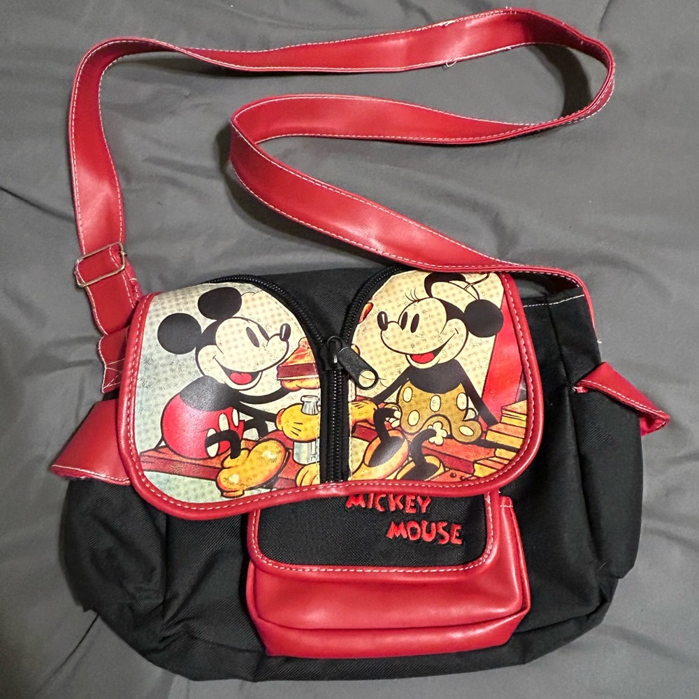 Disney Mickey and Minnie Mouse‎ Shoulder Bag Purse